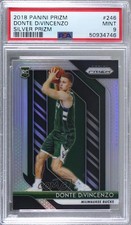 2018-19 Panini Prizm Silver Prizm Donte DiVincenzo #246 PSA 9 MINT v9t