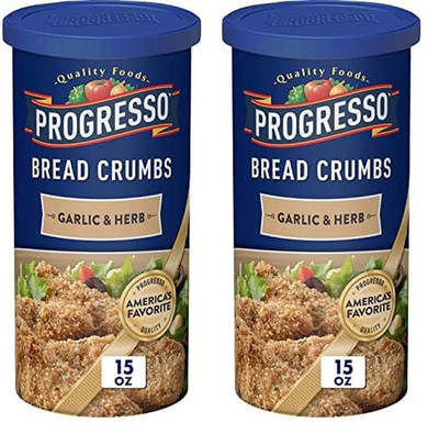 , Garlic and Herb Bread Crumbs, 15 Ounces (Pack of 2)