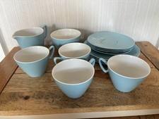 Vintage Gaydon Melmex 4x Tea Cups Oval Saucers & Plates Milk Jug & Sugar Bowl