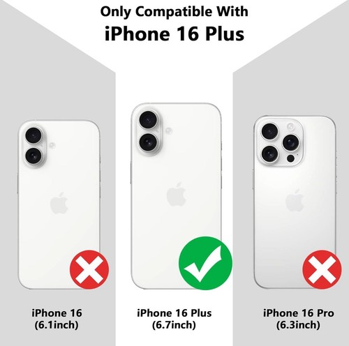 Jefonha Silikon Hülle mit Blumen Design für das iPhone 16 Plus - Bild 6 von 6