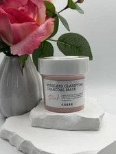 COSRX Poreless Clarifying Charcoal Mask (Pink) 3.88 oz/110g – New & Sealed!