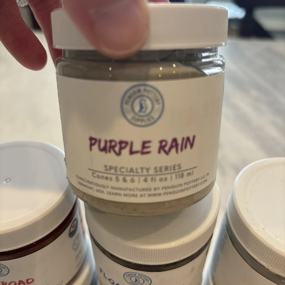 Penguin Pottery Supplies Specialty Series esmalte medio fuego conjunto de 8 frascos 4 oz nuevo Foto 3 de 4