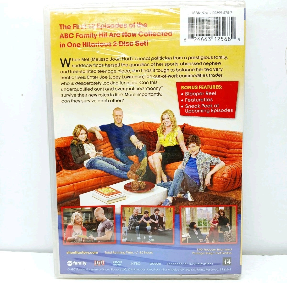 Melissa & Joey: Season 1 - Part 1 (DVD) Melissa Joan Hart ABC