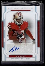 2018 Panini National Treasures #144 D.J. Reed /25