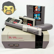 Nintendo NES Console Original Bundle Super Mario Bros Duck Hunt Bundle Zapper 2
