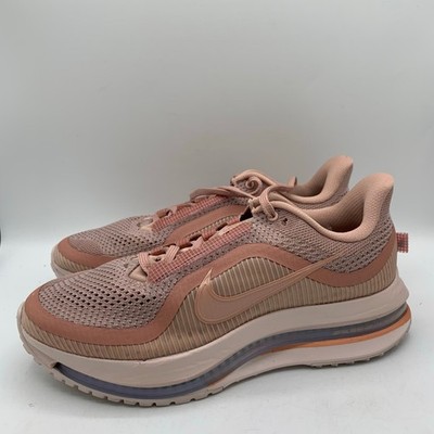 Nike Air Zoom Pegasus Premium Shoes Womens Size 9.5 Metallic Rose Gold Sneakers