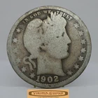 1902-O Barber Silver Quarter - #C59498NQ