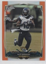 2014 Topps Chrome Retail Orange Refractor Ace Sanders #48 0w8