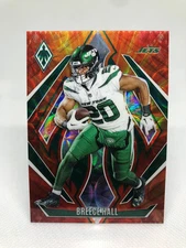 Breece Hall 2024 Panini Phoenix Fireburst Prizm /350 Card #16 Jets QTY