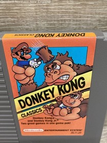 Donkey Kong Classics Nintendo NES Game Authentic Cartridge Only Tested Works