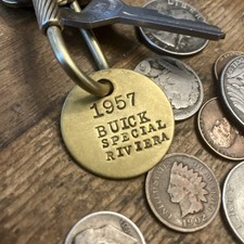 1957 Plymouth Fury Custom Solid Brass Key Fob B 57 1957 Plymouth Fury Custom Solid Brass Key Fob B 57