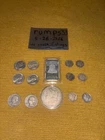 SD Bullion .999 Fine Silver Bar 1 oz troy + Silver Lot  Morgan, quarters, Dimes