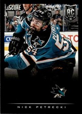 2013-14 Score Black Nick Petrecki Rookie #634