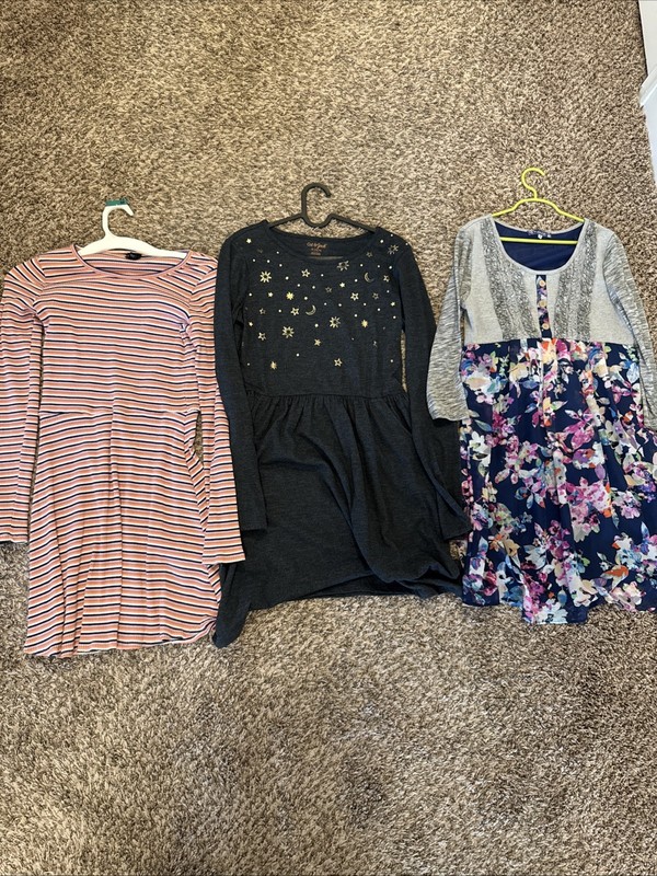 THREE Dresses For Girls Art Class, Cat & Jack  & Truly Me- Size 14-16-VGUC