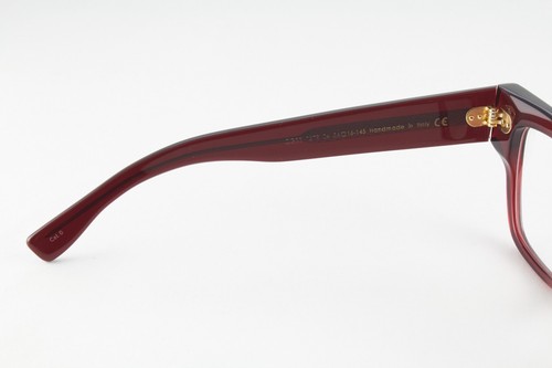 Gafas Raras Auténticas Cutler y Gruesas CGBB 1379 54mm Borgoña Monturas Italia - Imagen 4 de 5