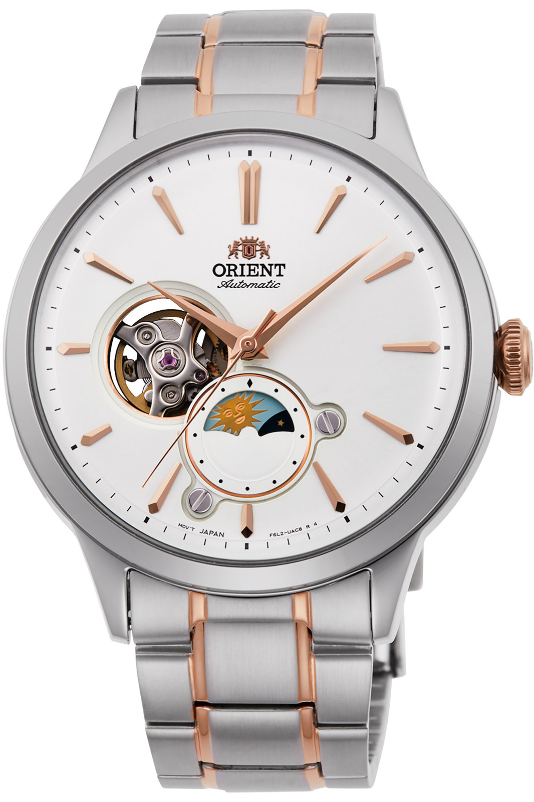 Orient Sun & Moon RA-AS0101S10B Orologio Uomo Meccanico