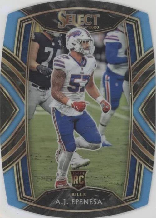 Light Blue Prizm Die-Cut