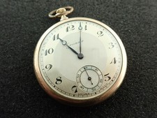 VINTAGE 43.6MM GROSVENOR SWISS TWO TONE POCKET WATCH - KEEPING TIME