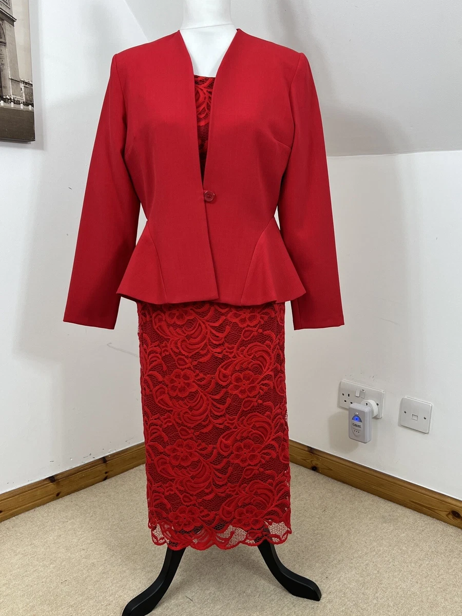 Matching dress and jacket clearance suit