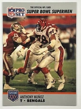 Anthony Munoz #59 1990-91 Pro Set Super Bowl XXV Silver Anniversary Comm.