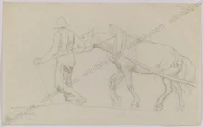 Ferdinand Karl Gold (b.1882) "Horse Studies", Three Drawings, 1911