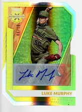 2021 Elite Extra Edition Auto Status Die Cut Gold #110 Luke Murphy 3/10