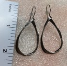 NWOT Or Paz Sterling Silver 925 Pear Shape Drop Large Earrings Israel PZ / au — photo 5