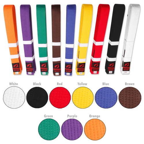 Cinturones de entrenamiento de karate artes marciales algodón jiu gi taekwondo cinturones de judo profesional | eBay