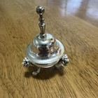 Rare Covered SACCHARIN BOWL SALT CELLAR PILL DISH with Bell Lid