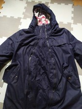 Rrp £269 4in1 Shell Jacket Maternity Babycarrying Babywearing Winter Coat Blue