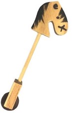 Dolls House Child's Hobby Horse Wooden Nursery Role Play Toy Shop Accessory 1:12