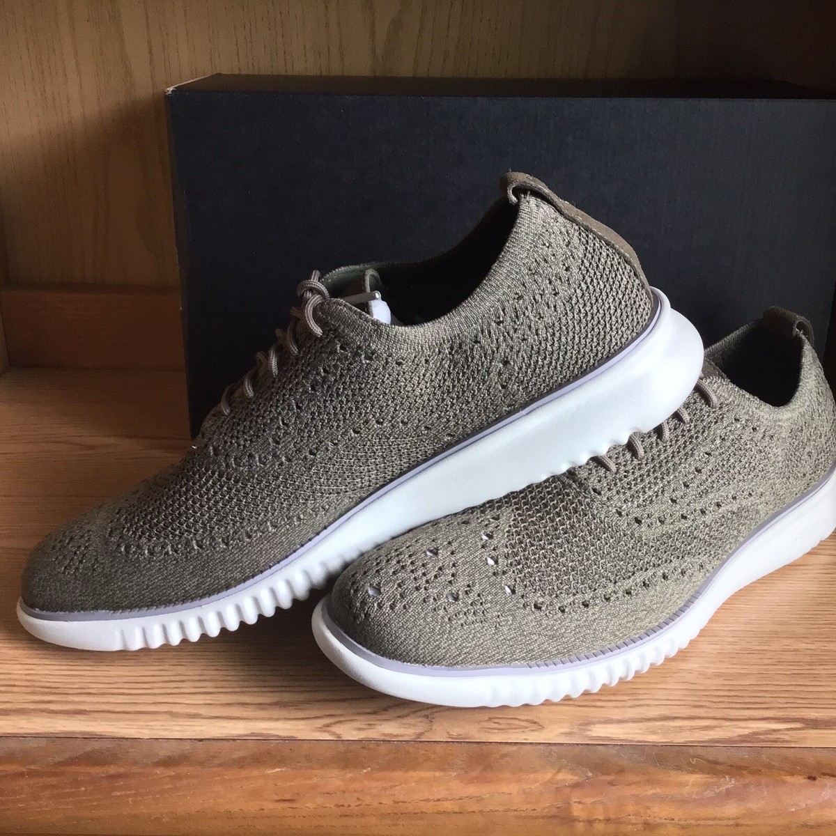 Cole Haan Generation ZeroGrand Men\'s Size 11 Gray Stitchlite Oxford Shoes C38330 Cole Haan Men main image 2