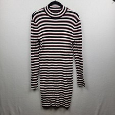 Forever 21 dress size Large Striped Black White Red