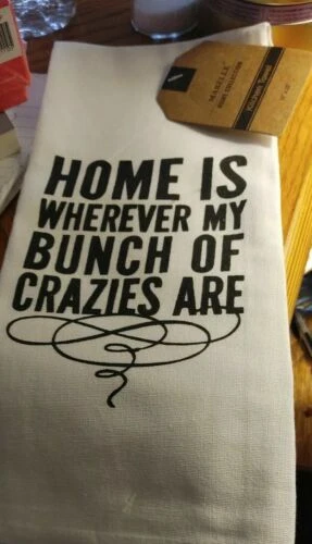 White Abstract Kitchen & Tea Towels