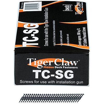 TigerClaw 1-1/2 in. L Angled Strip Black Oxide Scrail Fasteners 930 pk