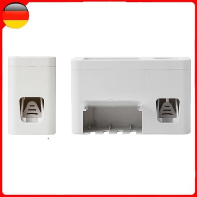 Automatic Toothpaste Dispenser Wall Mounted Tooth Brush Holder Squeezer