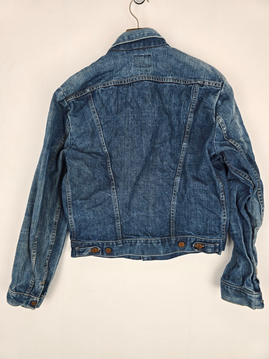 Vintage Maverick Blue Bell Denim Jean Button Trucker Jacket Vintage Maverick Blue Bell Denim Jean Button Trucker Jacket