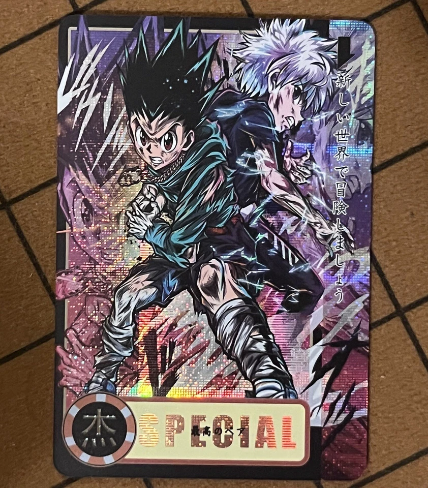 2024 Drip Card Hunter X Hunter Gon Killua Anime WRLD Prism Foil Holographic - Image 3 of 4