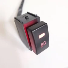 Push Button On/Off Switch Red LED For 1999 2000 HONDA Civic Fog Driving Light