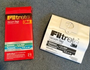 6 Micro Allergen Filtrete Vacuum Bags Kenmore C, Q, 5055 & Panasonic C-5, C-18