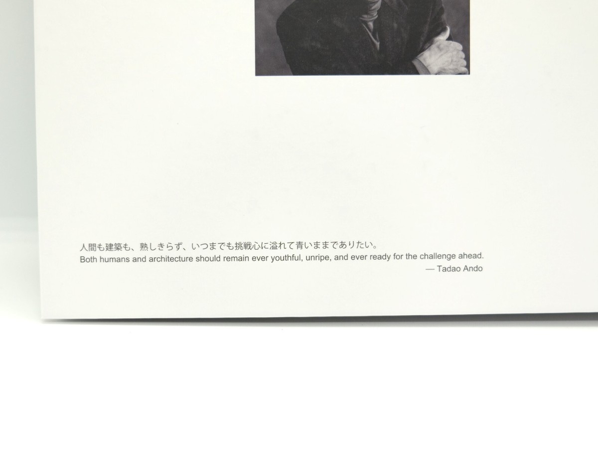 Tadao Ando Youth Art Book Signed Limited Edition Japan
