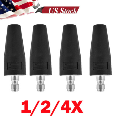 #ad 1 2 4 High Pressure Washer Jet Wash Dirt Blaster Rotating Turbo Nozzle Spray Tip $14.18