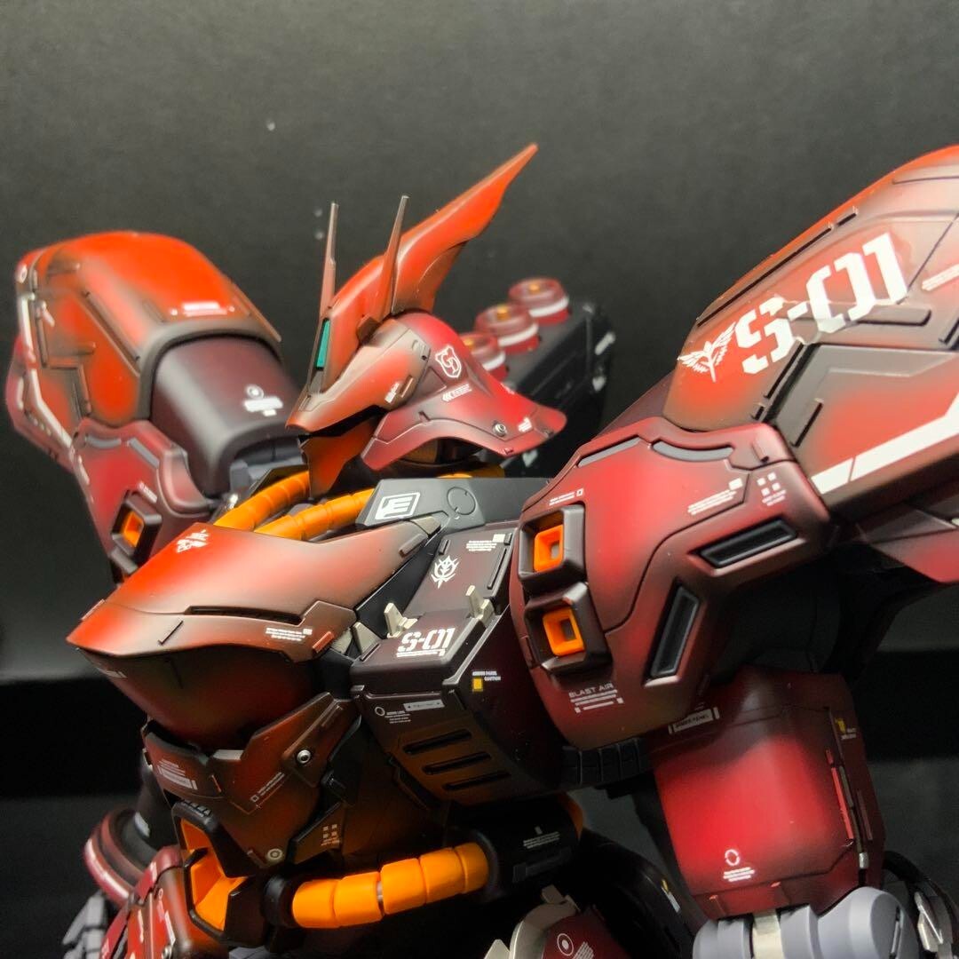 GUNDAM MG Sazabi Ver.Ka All Painted 1:100 BANDAI Model Kit
