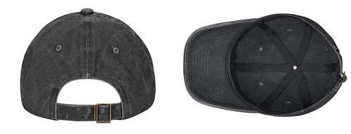 CAPPELLO DA BASEBALL MOTO GUZZI GUZZIRIDER MOTO. COLORE INVECCHIATO NERO,RIF..M-3 - Foto 2 di 2