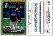 Peyton Pallette 2024 Topps Pro Debut Chrome Gold Mini Diamond /50 White Sox