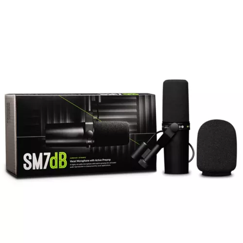 Nuovo microfono dinamico Shure SM7dB preamplificatore integrato streaming registrazione podcast - Foto 1 di 7