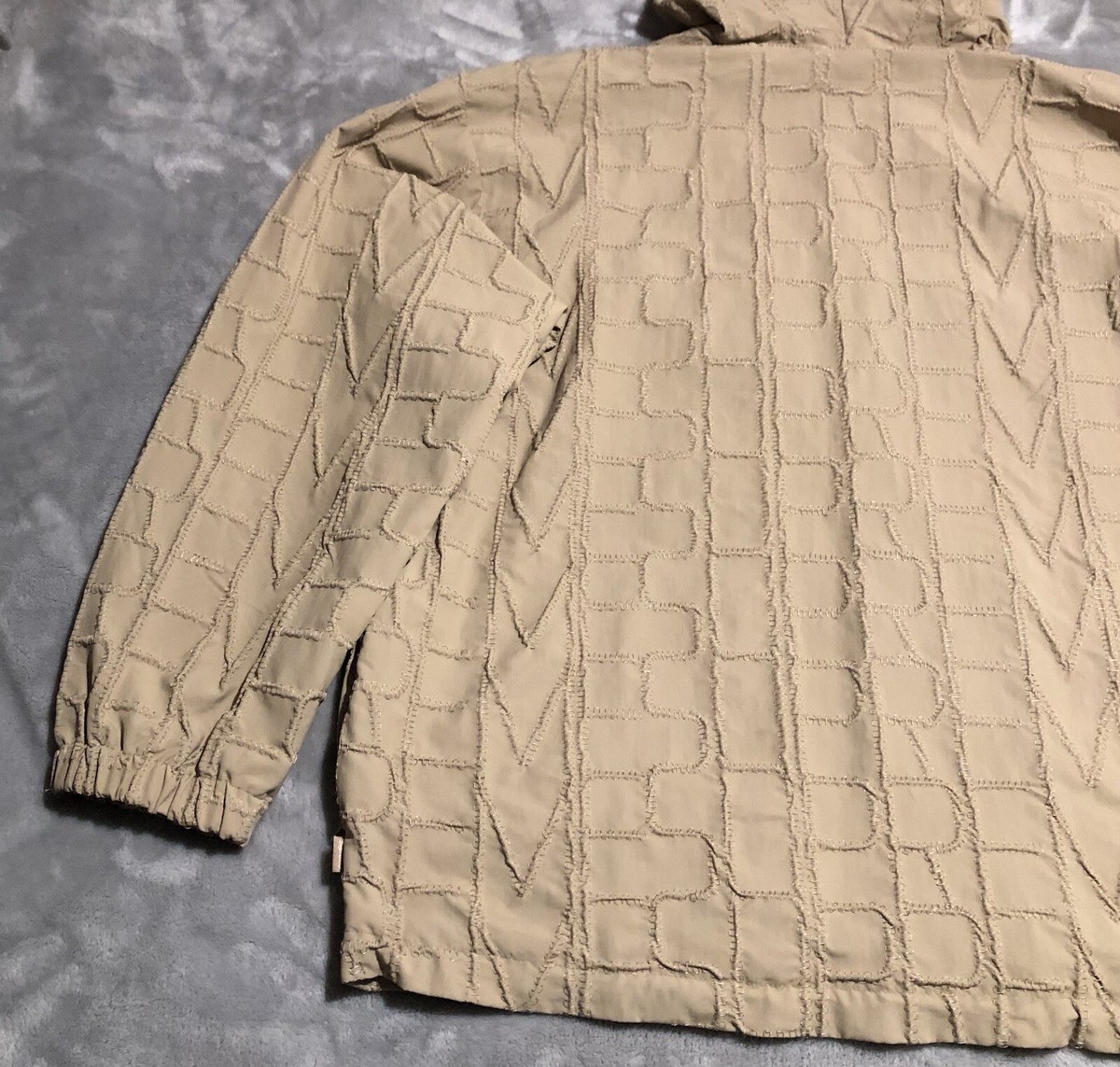 Supreme Anorak Repeat Stitch Supplex Tan Jacket Half Zip Supreme Anorak Repeat Stitch Supplex Tan Jacket Half Zip