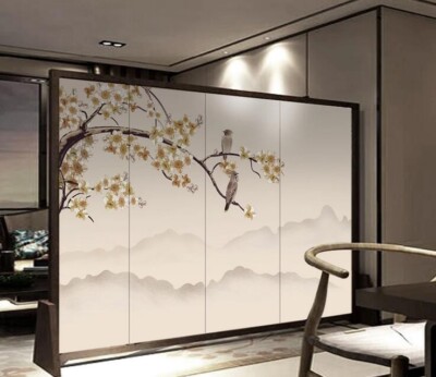 3D Flower Branch Bird G4921 Wallpaper Wall Murals Removable Self-adhesive Honey