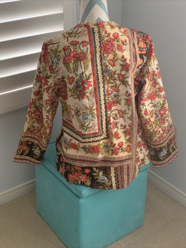 anthropologie Printed Light Jacket/coat L - Picture 4 of 8