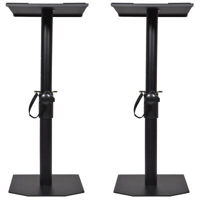 Paar QTX verstellbare Lautsprecher Desktop Studio Monitor Ständer Tischplatte